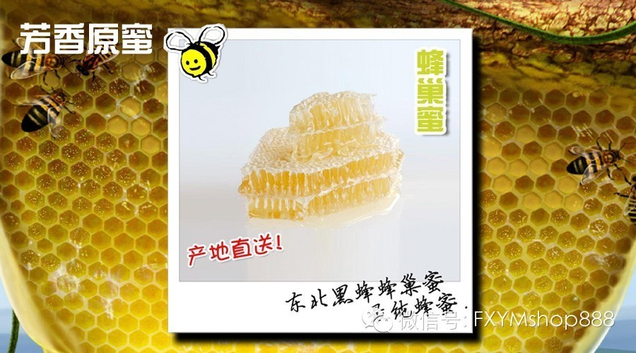 芳香原蜜的蜂巢蜜