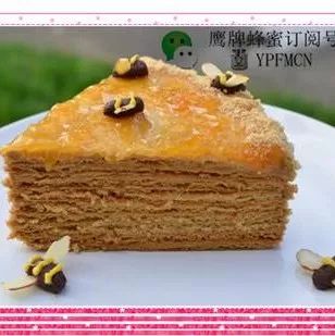 鹰牌蜂蜜教你怎么做俄罗斯蜂蜜蜜蜂蛋糕